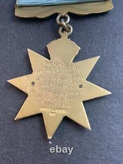 9CT Solid Gold Star Medal Royal Empire Lodge Masons Angus & Coote 20 Grams 60's