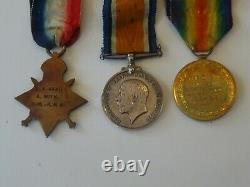 A Good, World War One Medal Trio To Royal Navy, Naval Reserve