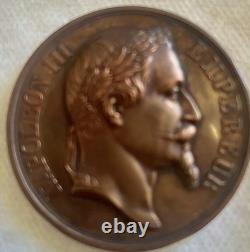 A Pair (2) France Imperial Conservatory of Music Medal Napoleon III 1864/1859
