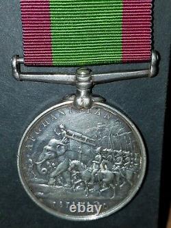 Afghanistan Medal 1878-80 Bowser 2/7th Foot Royal Fusiliers