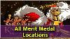 All 135 Merit Medal Locations Shovel Knight King Of Cards