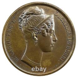 Amazing French Bronze Madame Duchesse de Berri 1825 Royal Visit French Royalty