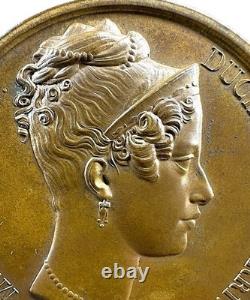 Amazing French Bronze Madame Duchesse de Berri 1825 Royal Visit French Royalty