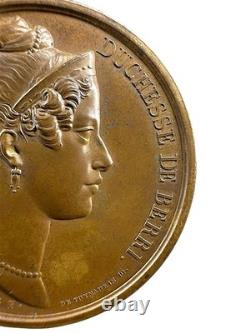 Amazing French Bronze Madame Duchesse de Berri 1825 Royal Visit French Royalty