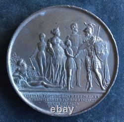 Amazing beautiful antique rare medal of visit of the Royal Family to Porto, 1852