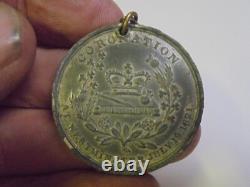 Antique 1821 King George IV Coronation Medallion Great Britain