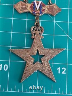 Antique 1914 Gold Plated VMC ROYAL ARCANUM MEDAL Past Regent Named