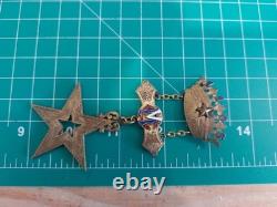 Antique 1914 Gold Plated VMC ROYAL ARCANUM MEDAL Past Regent Named