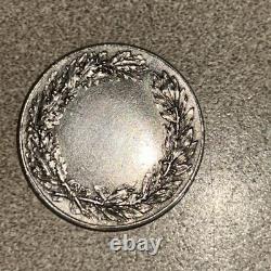 Antique French Medal Pendant Vercingetorix By Royal Approx 32mm