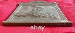 Antique German Imperial Wilhelm II Plaque O Roloff Berlin Jerusalem 1898
