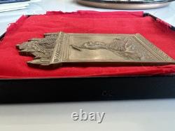 Antique German Imperial Wilhelm II Plaque O Roloff Berlin Jerusalem 1898