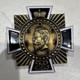Antique Imperial Cross Medal with Crown European Royal Style 19th century