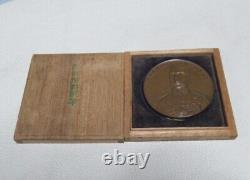 Antique Imperial Japanese Prince Hirohito Tour Medal withBox 1921