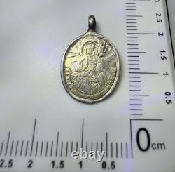 Antique Imperial Russian 84 Silver Orthodox Virgin Skoroposlushnitsa Icon