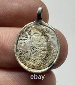 Antique Imperial Russian 84 Silver Orthodox Virgin Skoroposlushnitsa Icon