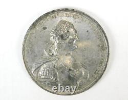 Antique Imperial Russian Russia 19 Century Large Catherine II Table Medal