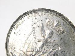 Antique Imperial Russian Russia 19 Century Large Catherine II Table Medal