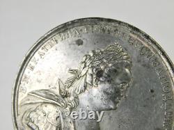 Antique Imperial Russian Russia 19 Century Large Catherine II Table Medal