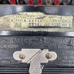 Antique Kalbes Imperial Accordian Germany Gold Medal Melbourne 1893 World's Fair