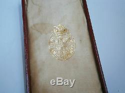 Antique OLD ISSUE MEDAL BADGE ORDER ROYAL BORIS III SAVING LIFE RUSSIAN PEOPLE