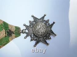 Antique RARE OLD ORDER ROYAL Medal ascent of Prince Ferdinand I 1887