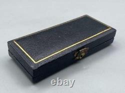 Antique Royal Arch Masonic York Rite Agate Silver Keystone Medal Boxed