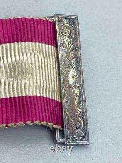 Antique Royal Arch Masonic York Rite Agate Silver Keystone Medal Boxed