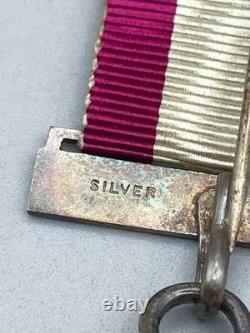 Antique Royal Arch Masonic York Rite Agate Silver Keystone Medal Boxed