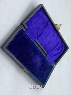 Antique Royal Arch Masonic York Rite Agate Silver Keystone Medal Boxed