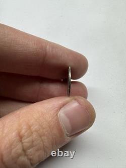 Antique Russian 84 Silver Orthodox Medallion Dormition Virgin & St Barbara