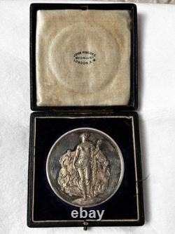 Antique Silver Medal Royal Horticultural Society Boxed 69 Gram John Pinches