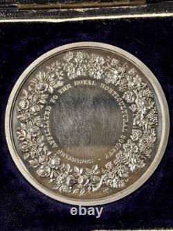 Antique Silver Medal Royal Horticultural Society Boxed 69 Gram John Pinches