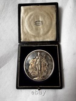 Antique Silver Medal Royal Horticultural Society Boxed 69 Gram John Pinches