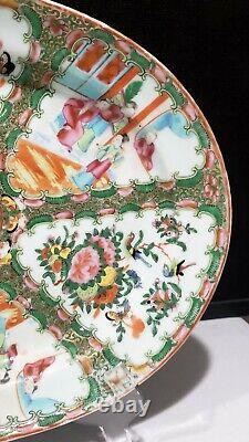 Antique Vintage Chinese Canton Imperial Famille Rose Medallion 14 Deep Platter