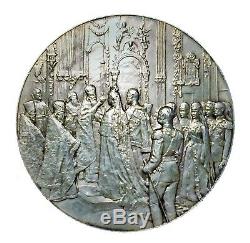 Anton Vasyutinsky, Russian Imperial Wedding Commemorative Silver Medal, C. 1894