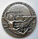 Art Deco Nude Woman silver medal by M. Kutterink Royal Dutch Airlines