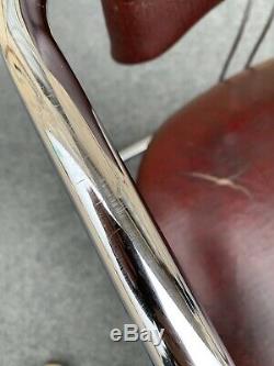 Art Deco Streamline Royal Medal KEM Weber Style Cantilever Chrome Armchair