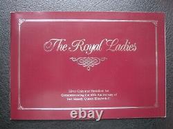 Australia 1992 Silver Proof 4x $25 Dollars Coin & Medallion Set Royal Ladies