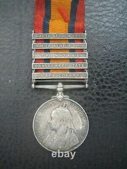 Australian South Africa 1899 Boer War Medal Queensland Imperial Bushmen