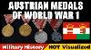 Austria Hungary Ww1 Medals Medal Of Bravery U0026 Karl Truppenkreuz