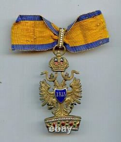 Austro-Hungarian Austria ROYAL ORDER OF THE IRON CROWN Knight 3rd Class Medal