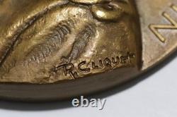 BELGIUM 1960 ROYAL WEDDING By R. Cliquet HIGH RELIEF MEDAL 70mm B89 CP7