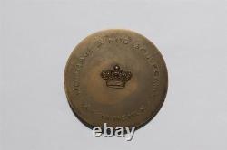 BELGIUM 1960 ROYAL WEDDING By R. Cliquet HIGH RELIEF MEDAL 70mm B89 CP7