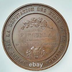 BELGIUM MEDAL ROYAL THEATER OF ANTWERP 1834, BY HART, 64mm, 311, RARE