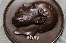BELGIUM ROYAL ACADEMY JUBILEE 51mm MEDAL 1891 By Michaux B89 YJ42
