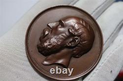 BELGIUM ROYAL ACADEMY JUBILEE 51mm MEDAL 1891 By Michaux B89 YJ42