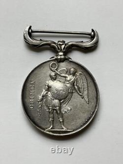 BRITAIN IMPERIAL RUSSIA CRIMEAN WAR SILVER MEDAL ORDER 1854 -55 Original