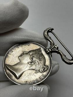 BRITAIN IMPERIAL RUSSIA CRIMEAN WAR SILVER MEDAL ORDER 1854 -55 Original