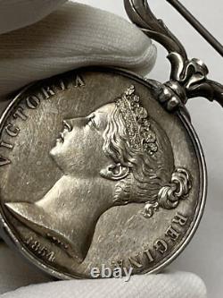 BRITAIN IMPERIAL RUSSIA CRIMEAN WAR SILVER MEDAL ORDER 1854 -55 Original