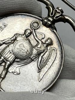 BRITAIN IMPERIAL RUSSIA CRIMEAN WAR SILVER MEDAL ORDER 1854 -55 Original